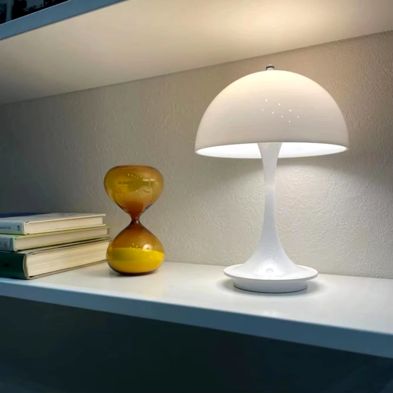 Mushroom Small Table Lamp Dimmable Rechargeable Table Lamp Bedroom Bedside Decorative Night Light