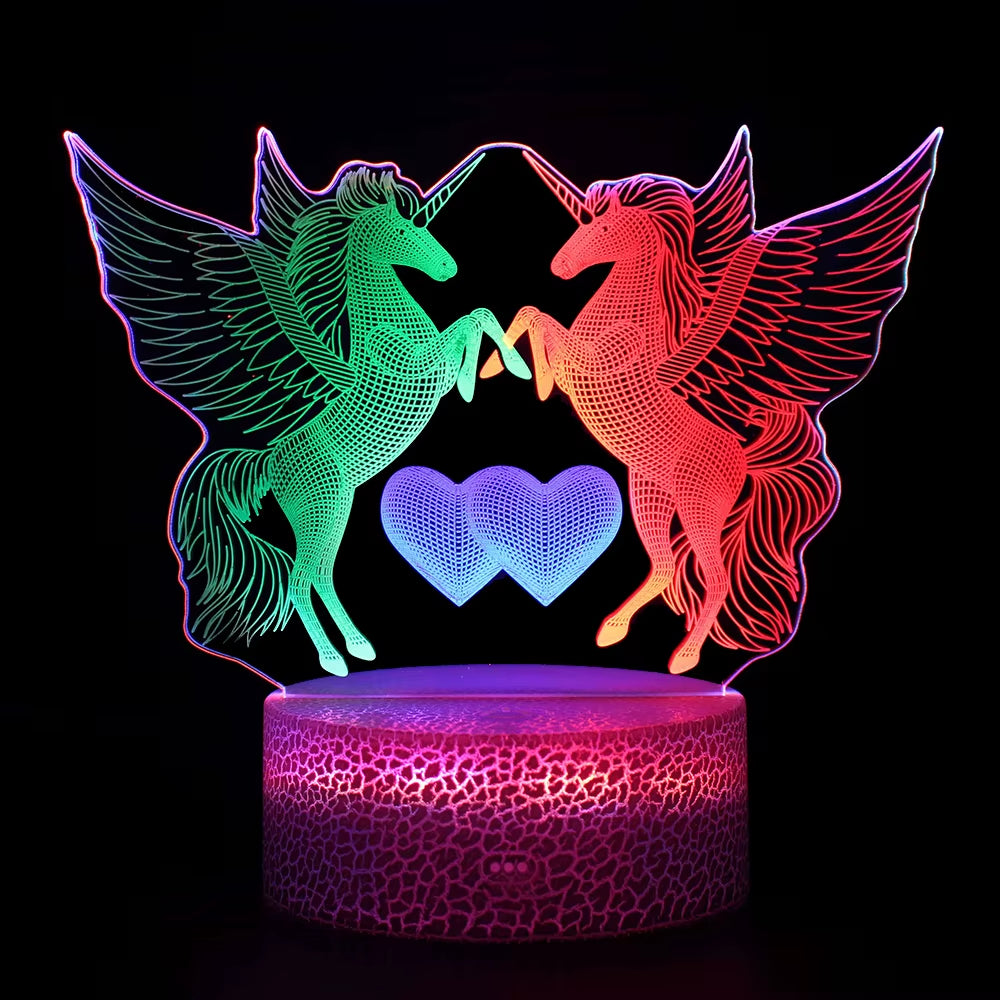 Monster Truck 3D Night Light Bedside Lamp 3 Colors Changeable Touch Switch the Best Birthday Gift for Children'S Night Light